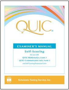 QUIC J Examiner's Manual-Self Scoring QUIC J Examiner's Manual-Self Scoring